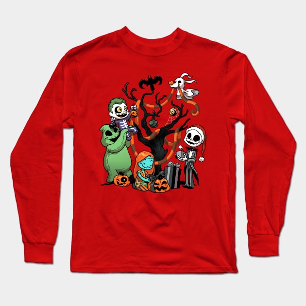 Nightmare Tree Long Sleeve T-Shirt by Dooomcat